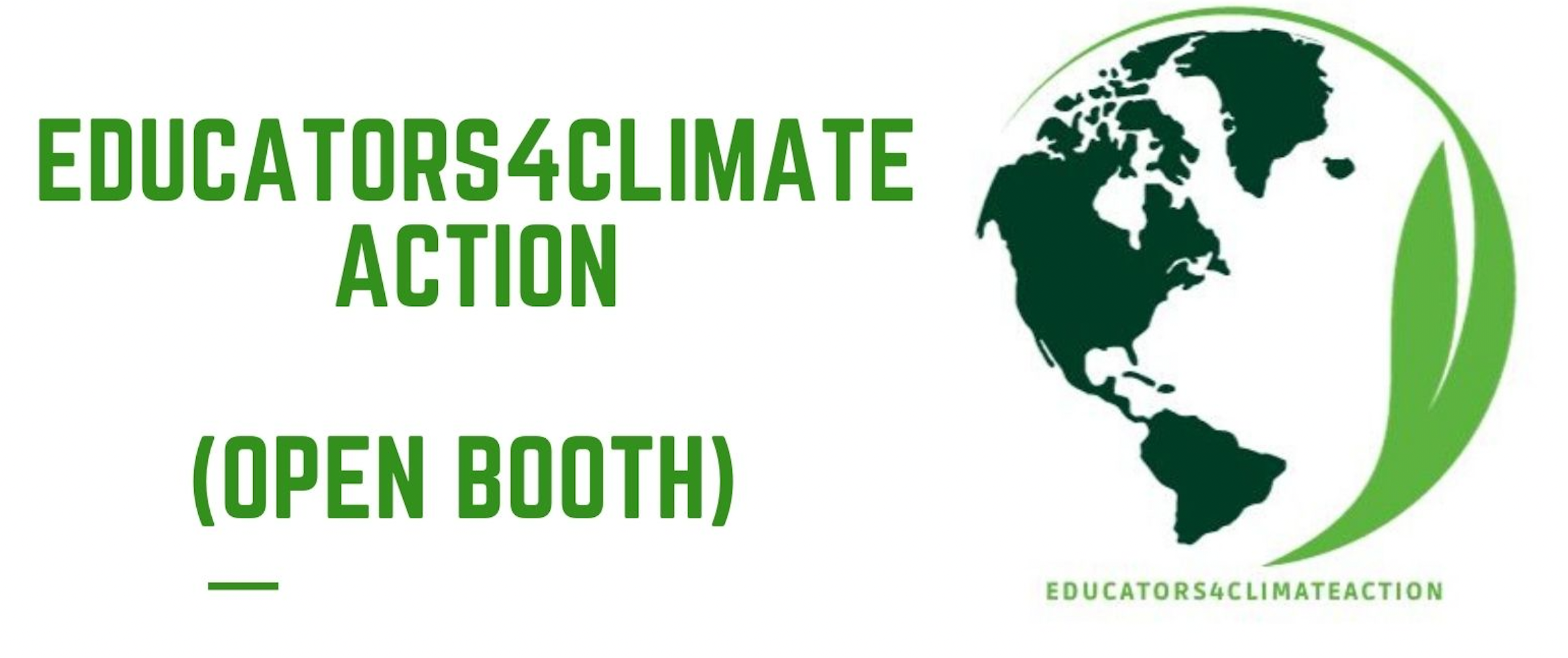 Climate4Action Open Booth graphic