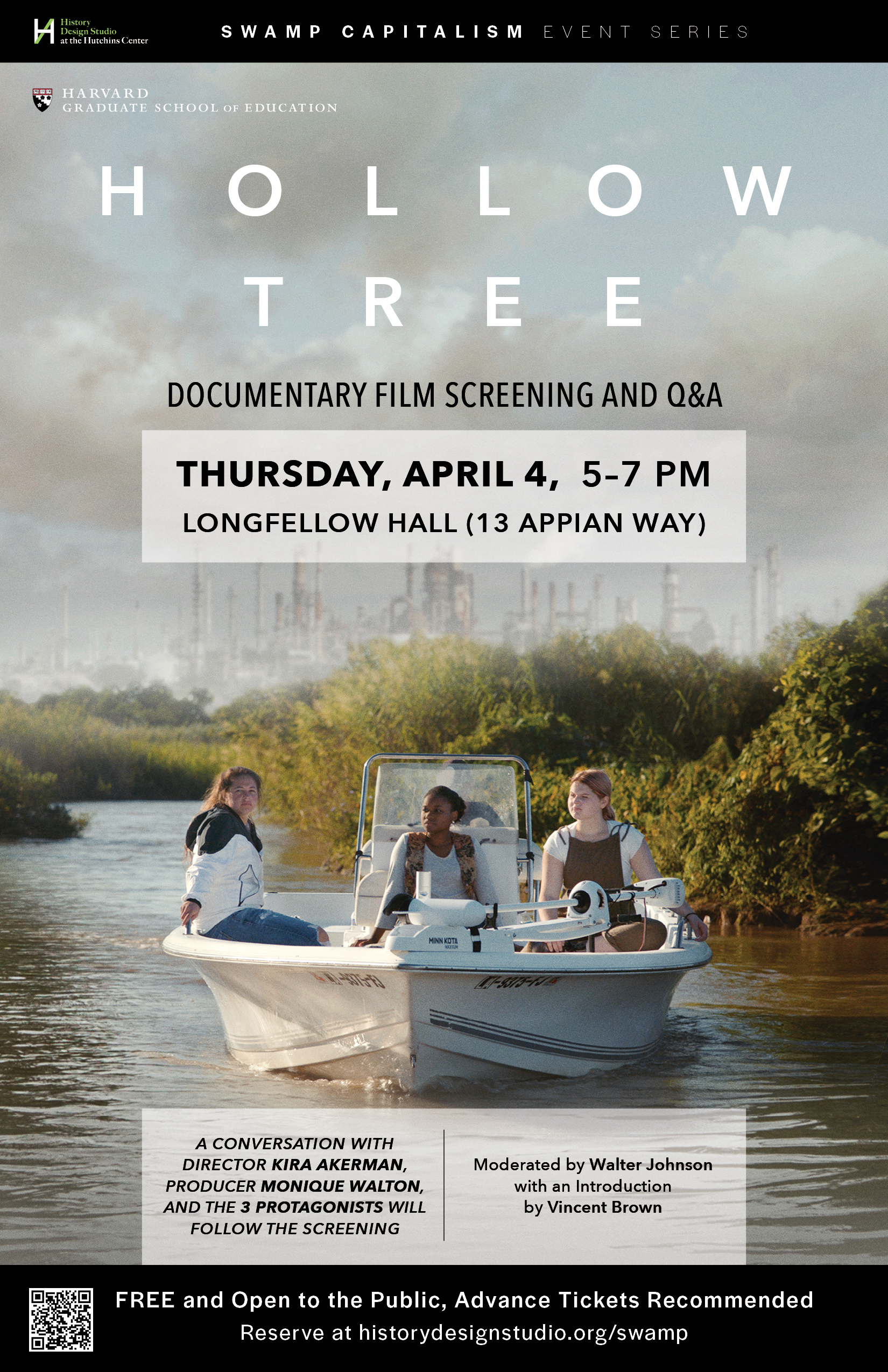 Hollow Tree film screening flyer/poster.