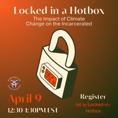 Locked in a Hotbox, includes event details outlined on the event page