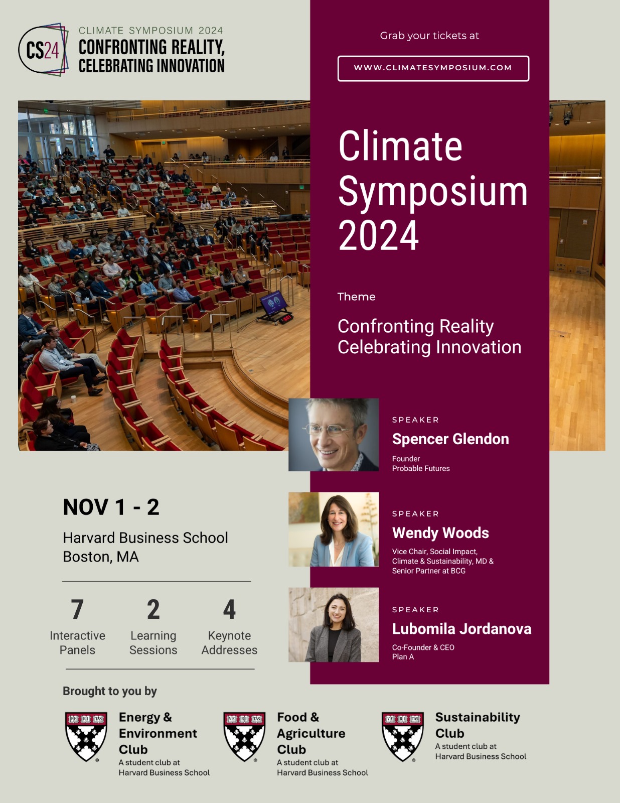 2024 HBS Climate Symposium poster