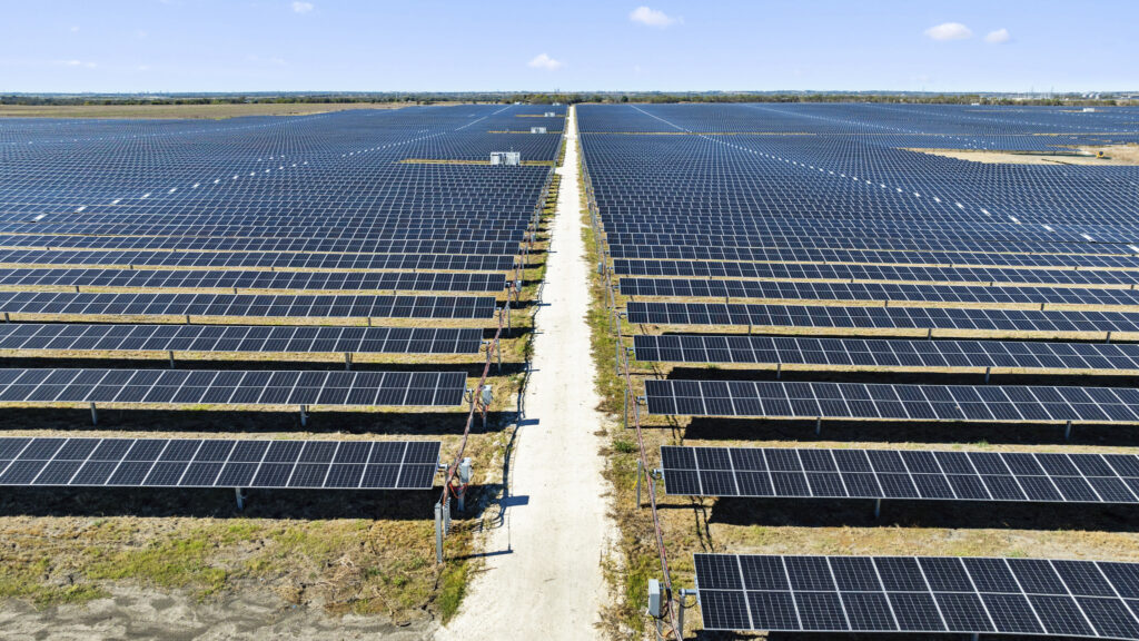 Solar array in Texas.