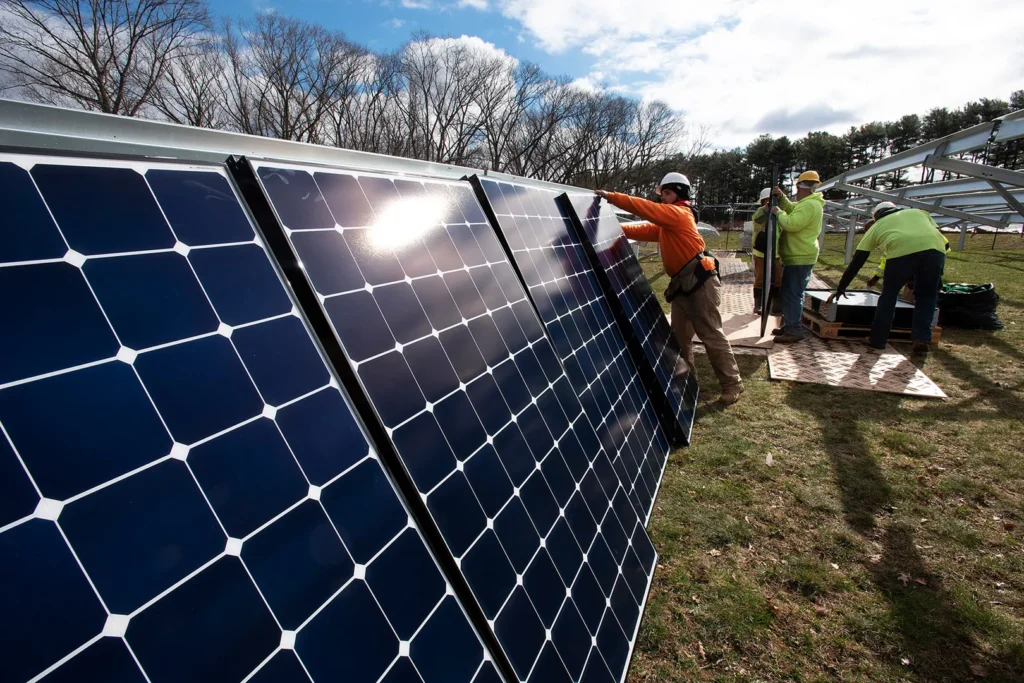 Arboretum solar panels.