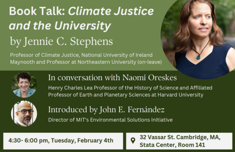 BOOK TALK: CLIMATE JUSTICE AND THE UNIVERSITY