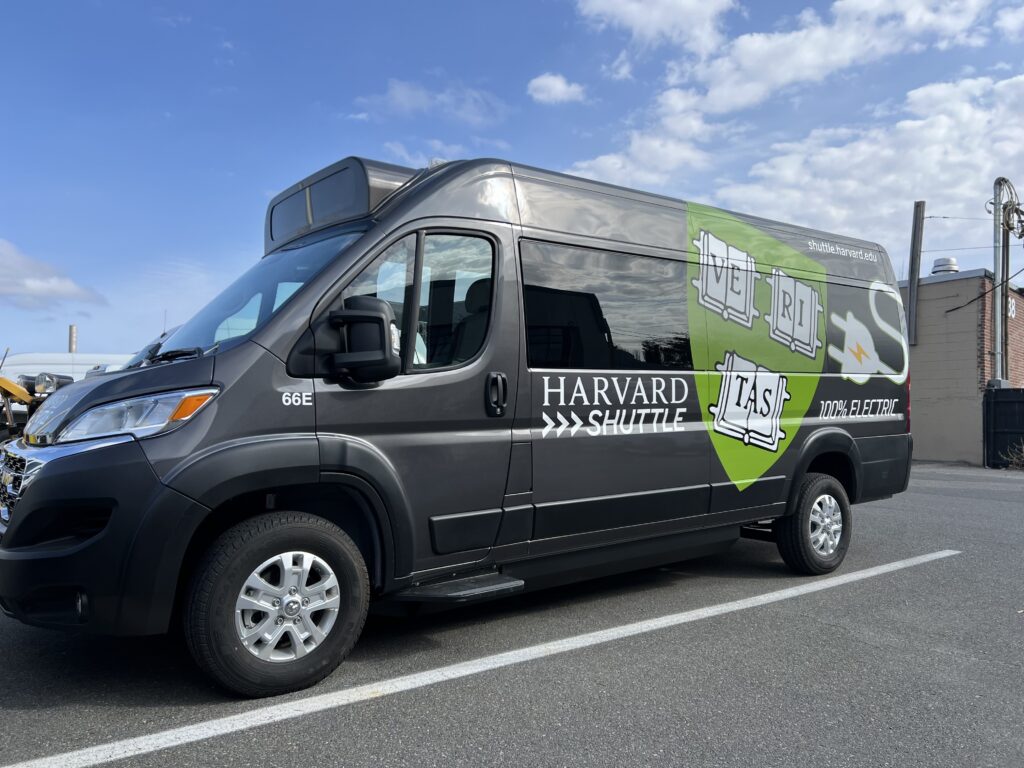 Electric Harvard van.