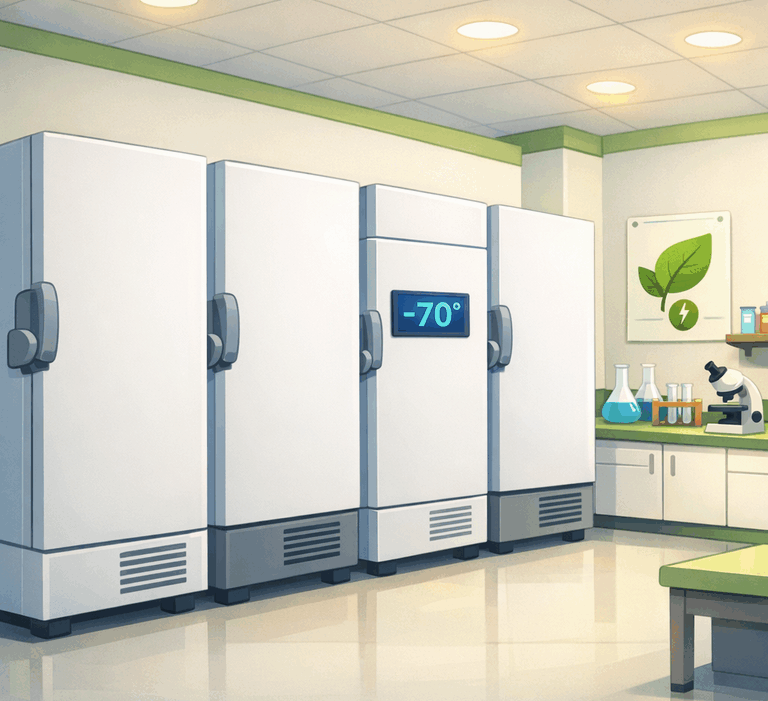ultra low temp freezers set to -70